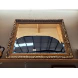 A gilt framed bevel edged mirror 71cm x 56cm COLLECT ONLY