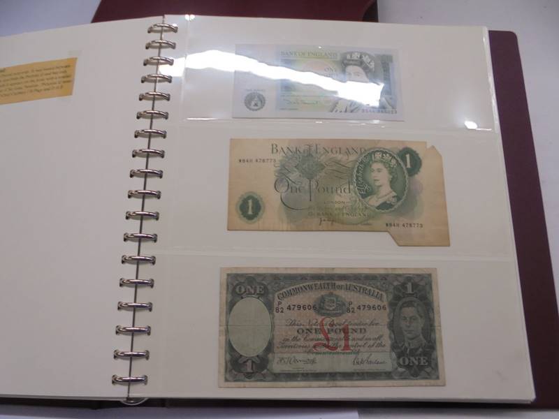 An excellent collection of world bank notes including UK, Asia, USA, Africa etc., 7 albums, - Image 36 of 75