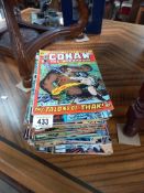 A large run of Conan the Barbarian comics, includes issues from 11 to 246 etc