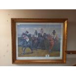 A framed 1992 Grand National limited edition signed print 65/500 COLLECT ONLY
