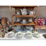 A quantity of Royal Doulton 'Windermere' dinnerware approximately 65 pieces COLLECT ONLY