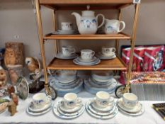A quantity of Royal Doulton 'Windermere' dinnerware approximately 65 pieces COLLECT ONLY