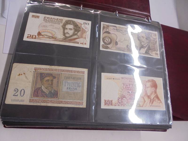 An excellent collection of world bank notes including UK, Asia, USA, Africa etc., 7 albums, - Image 69 of 75