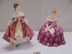 Two Royal Doulton figures - Victorian HN2741 and Southern Belle HN2229 both by Peggy Davies.