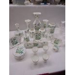 Approximately 19 pieces of Crown Staffordshire Kowloon pattern porcelain.