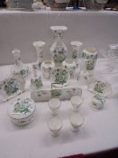 Approximately 19 pieces of Crown Staffordshire Kowloon pattern porcelain.