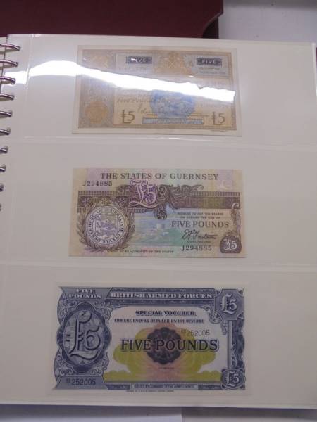 An excellent collection of world bank notes including UK, Asia, USA, Africa etc., 7 albums, - Image 32 of 75