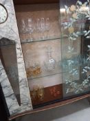 A glass decanter & a good lot of assorted drinking glasses in 8's, 6's & 4's. COLLECT ONLY