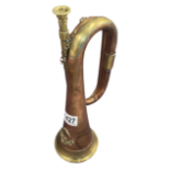 Pakistan Army Special Service Group Bugle in copper and brass.