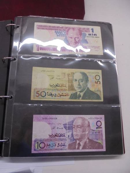 An excellent collection of world bank notes including UK, Asia, USA, Africa etc., 7 albums, - Image 55 of 75