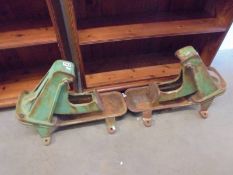 A vintage Lister metal cattle feeder, COLLECT ONLY.
