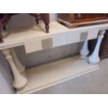 A shabby chic console table, COLLECT ONLY.