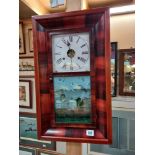 An American wall clock (glass A/F) COLLECT ONLY