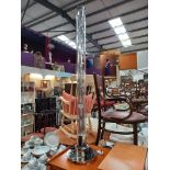 An unusual floor standing lamp, height 127cm, I.W.O. COLLECT ONLY