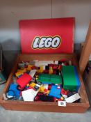 A large box of vintage Lego in a Lego box
