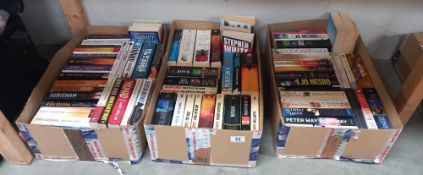3 boxes of good paperbacks including Wilbur Smith, John Grisham, Phillipa Gregory etc COLLECT ONLY