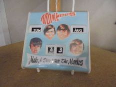 A 1960's 'The Monkees' desk perpetual calendar.