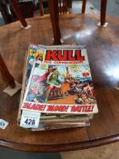 A quantity of 70's/80's comics including Marvel, DC Justice League of America etc