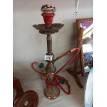 A vintage middle Eastern Hubble bubble pipe COLLECT ONLY