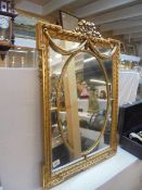 A gilt framed Regency style mirror, COLLECT ONLY.