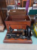 A Singer sewing machine COLLECT ONLY