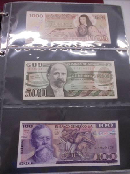 An excellent collection of world bank notes including UK, Asia, USA, Africa etc., 7 albums, - Image 8 of 75