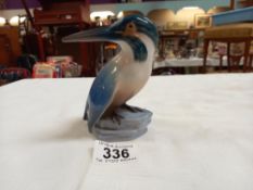 B&G Bing & Grondahl Copenhagen Kingfisher Bird Figurine 1619