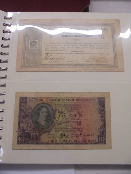 An excellent collection of world bank notes including UK, Asia, USA, Africa etc., 7 albums, - Image 23 of 75
