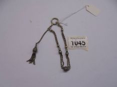 A Victorian housekeeper's chatelain chain.