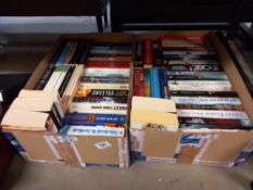 A good lot of paperback novels 2 boxes COLLECT ONLY