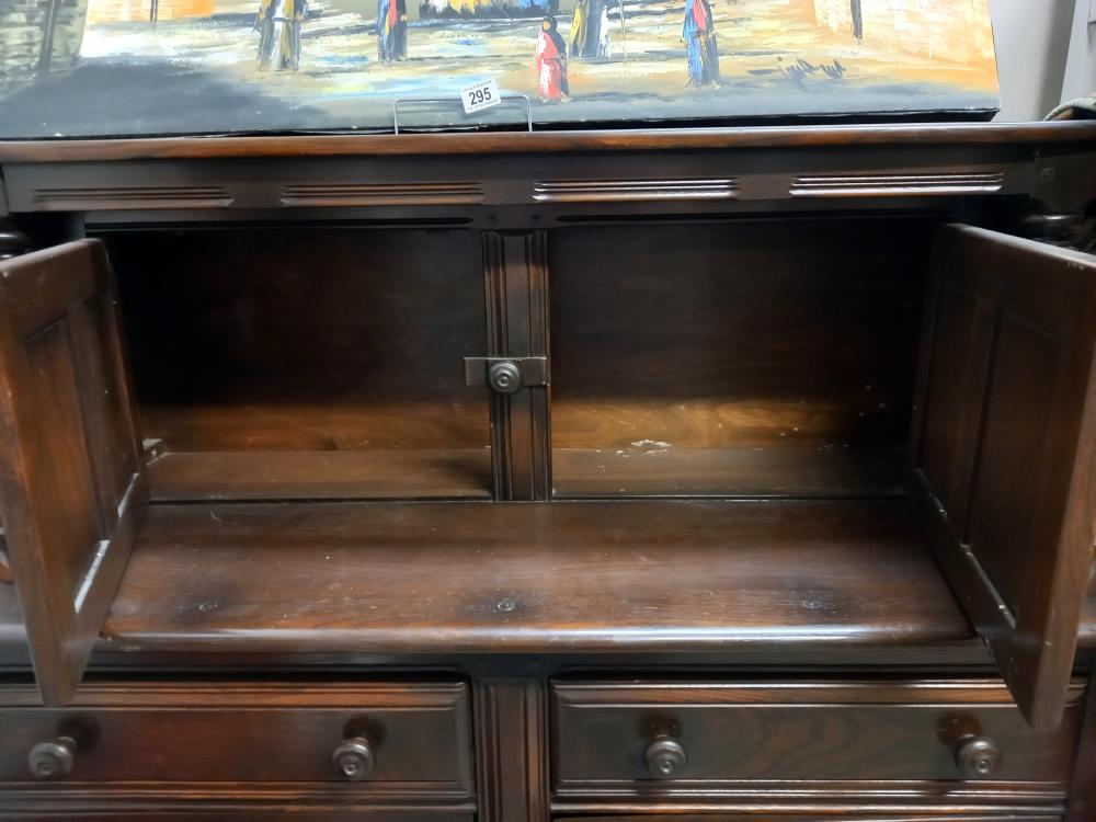 A 1950's oak buffet COLLECT ONLY - Image 2 of 4