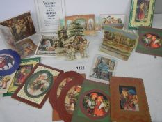 A quantity of Victorian and early 20th century greetings cards.