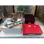 A large quantity of first day covers in boxes & an album COLLECT ONLY