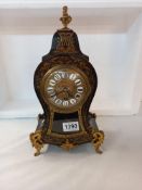 A 19th Century French brass inlaid clock
