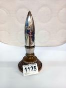 A trench art table lighter