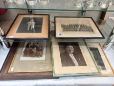 A quantity of framed & glazed family photographs (2 shelves) COLLECT ONLY