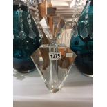 A large clear perfume bottle, Stopper A/F