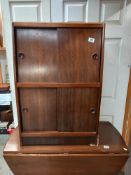 A 1950's record cabinet. COLLECT ONLY.
