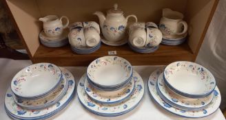 A quantity of Royal Doulton 'Windermere' dinnerware approximately 65 pieces COLLECT ONLY