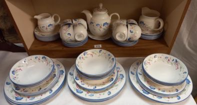 A quantity of Royal Doulton 'Windermere' dinnerware approximately 65 pieces COLLECT ONLY