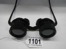 A pair of magnifying spectacles.