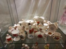 Approximately 30 pieces of crested china