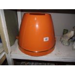 A vintage retro orange plastic Calor hair dryer COLLECT ONLY