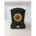 A French Harris Paris black slate clock