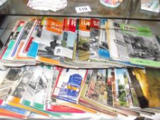 A good lot of railway magazines and trains illustratted etc