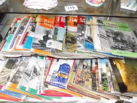 A good lot of railway magazines and trains illustratted etc