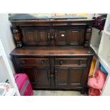 A 1950's oak buffet COLLECT ONLY