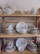 Approximately 40 pieces of Japanese eggshell porcelain tea ware, COLLECT ONLY.