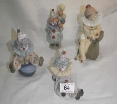 4 Lladro figures