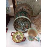 A Denby bowl & other stoneware bowls & a mug COLLECT ONLY